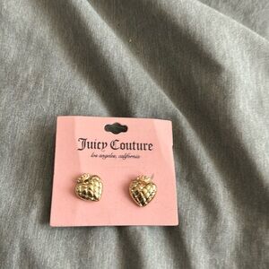 Juicy couture heart earrings never worn